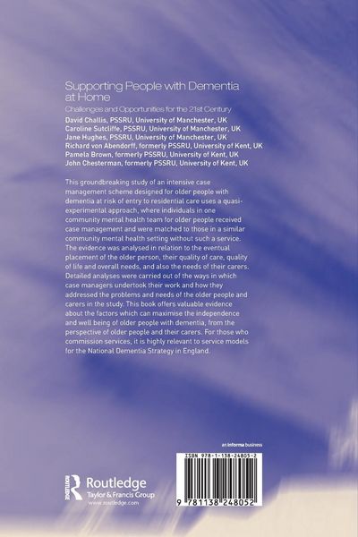 Produktbild: Supporting People with Dementia at Home