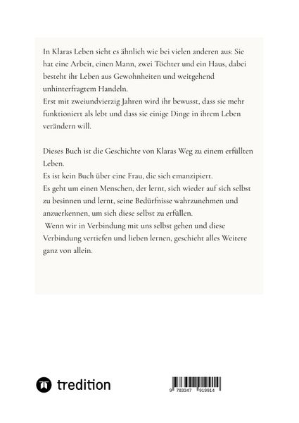 Produktbild: Klara, Ver&auml;nderung, Meditation, Erf&uuml;llung, Freiheit, Bed&uuml;rfnisse, Selbsterforschung, Selbstverwirklichung