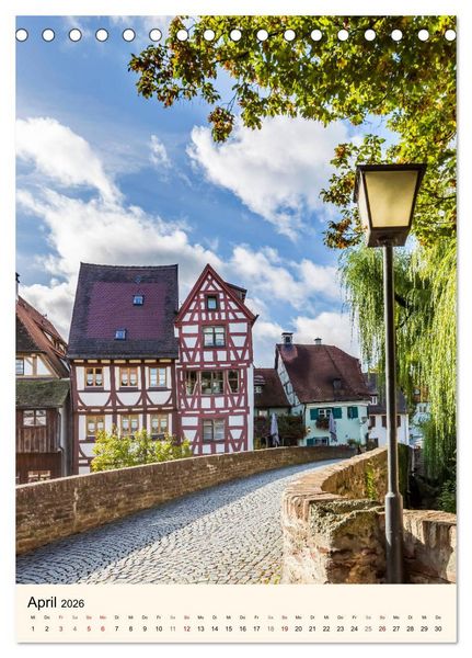 Produktbild: ULM Sehenswerte Orte (Tischkalender 2026 DIN A5 hoch), CALVENDO Monatskalender
