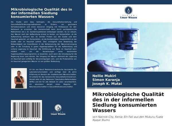 Produktbild: Mikrobiologische Qualit&auml;t des in der informellen Siedlung konsumierten Wassers