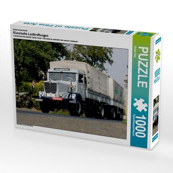 CALVENDO Puzzle Ein Motiv aus dem Kalender Klassische Lastkraftwagen | 1000 Teile Lege-Größe 64x48cm Foto-Puzzle für glückliche Stunden
