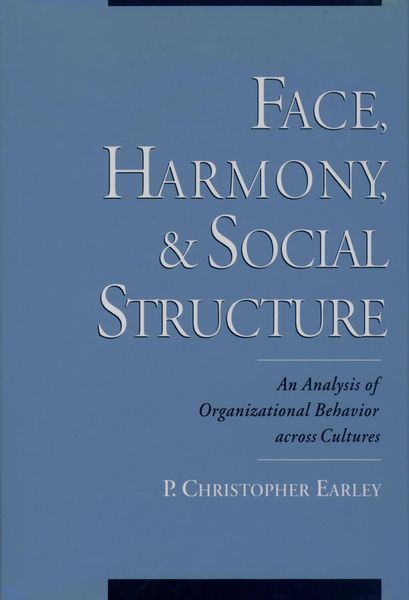 Produktbild: Face, Harmony, and Social Structure