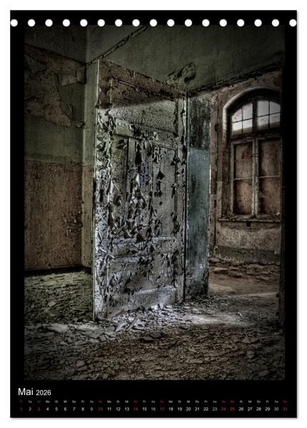 Produktbild: Lost Places Vergessene Orte (Tischkalender 2026 DIN A5 hoch), CALVENDO Monatskalender