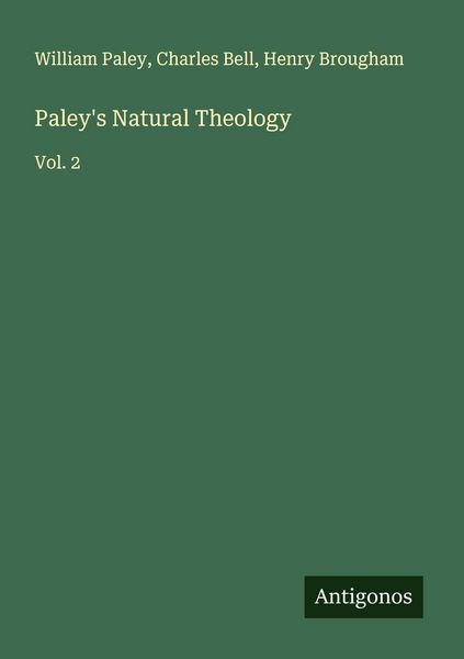 Produktbild: Paley's Natural Theology