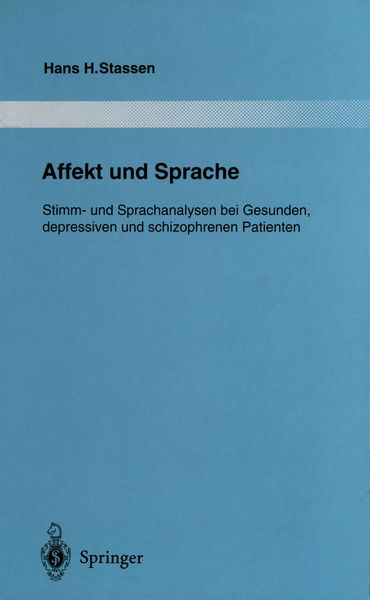 Produktbild: Affekt und Sprache