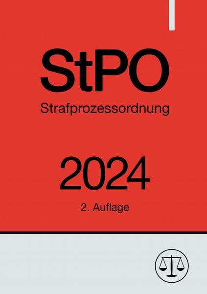 Produktbild: Strafprozessordnung - StPO 2024