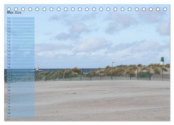 Produktbild: Rund um K&uuml;hlungsborn (Tischkalender 2026 DIN A5 quer), CALVENDO Monatskalender