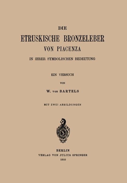 Produktbild: Die Etruskische Bkonzeleber von Piacenza