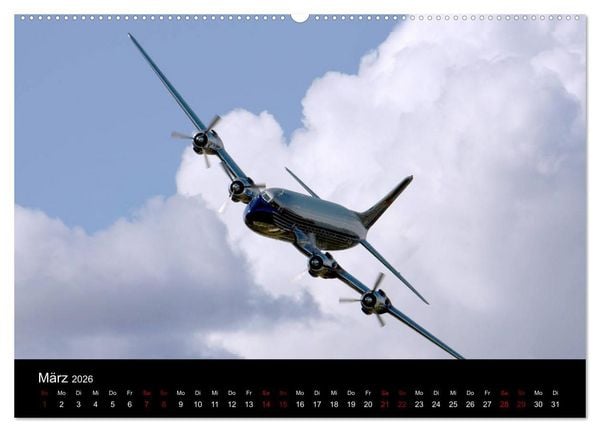 Produktbild: Oldtimer am Himmel (hochwertiger Premium Wandkalender 2026 DIN A2 quer), Kunstdruck in Hochglanz