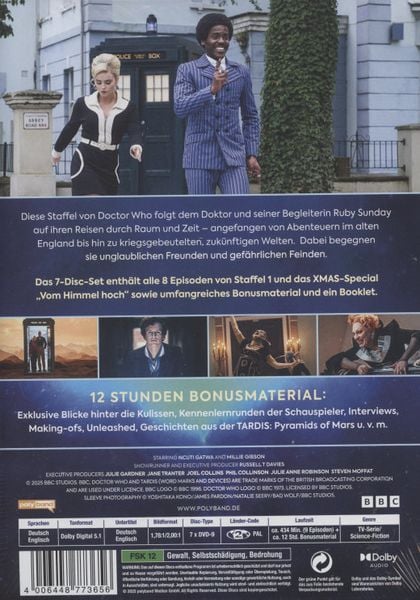 Produktbild: Doctor Who - Staffel 1 [7 DVDs]