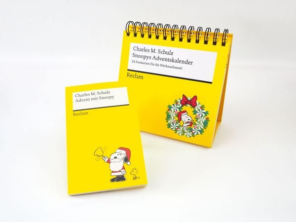 Produktbild: Snoopys Adventskalender. 24 Postkarten f&uuml;r die Weihnachtszeit (Advents-Postkartenaufsteller)