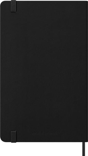 Produktbild: Moleskine 12 Monate Wochen Notizkaledner 2027, Large/A5, 1 Wo = 1 Seite, rechts linierte Seite, fester Einband, Schwarz