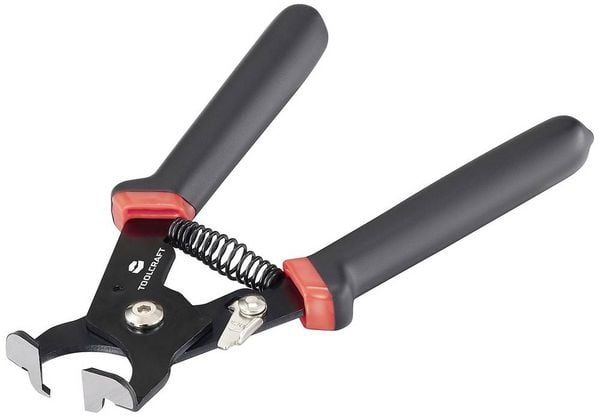 Produktbild: TOOLCRAFT HT04582 Kabelbinderzange zum Trennen von Polyamid-Kabelbindern