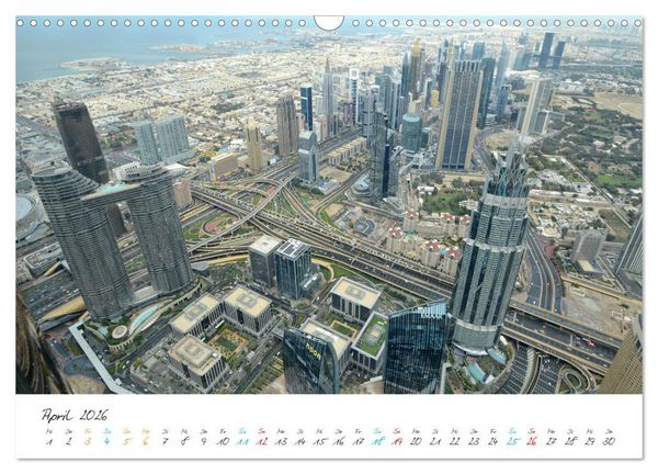 Produktbild: Dubai, die Stadt der Superlative. (Wandkalender 2026 DIN A3 quer), CALVENDO Monatskalender