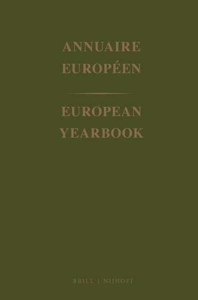 Produktbild: European Yearbook 1996