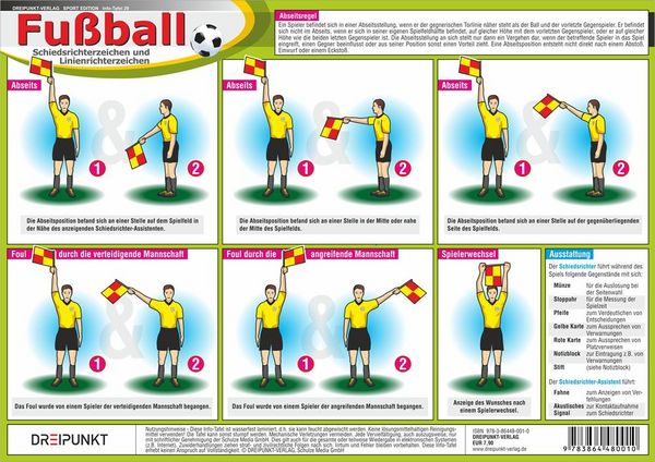 Produktbild: Fu&szlig;ball Schiedsrichterzeichen
