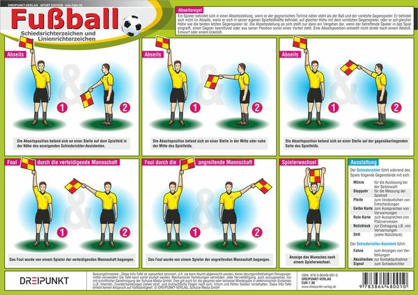 Produktbild: Fu&szlig;ball Schiedsrichterzeichen