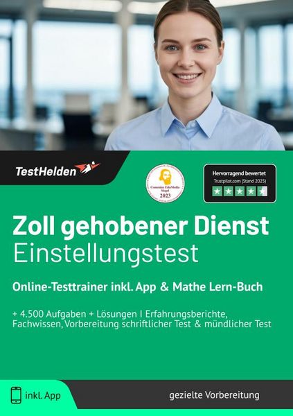 Produktbild: Zoll gehobener Dienst Einstellungstest