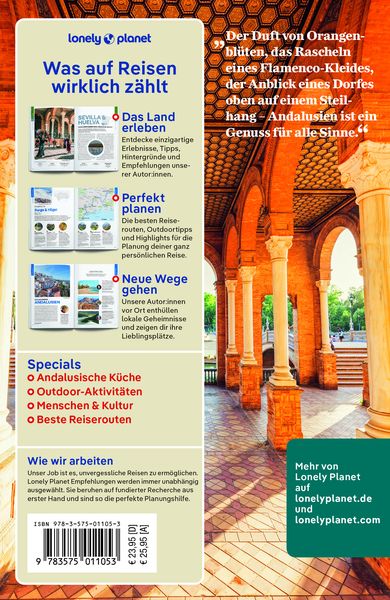 Produktbild: LONELY PLANET Reisef&uuml;hrer Andalusien