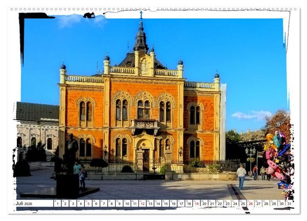Produktbild: Novi Sad Serbiens unbekannte Sch&ouml;nheit (hochwertiger Premium Wandkalender 2026 DIN A2 quer), Kunstdruck in Hochglanz