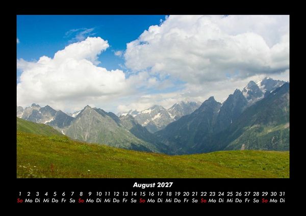 Produktbild: Bergige Welten 2027 Fotokalender DIN A3