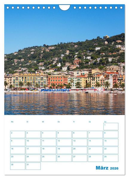 Produktbild: Blauer Ligurien Sommer (Wandkalender 2026 DIN A4 hoch), CALVENDO Monatskalender