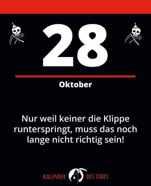 Produktbild: Der schwarze Kalender