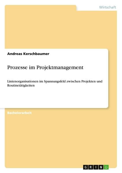 Produktbild: Prozesse im Projektmanagement