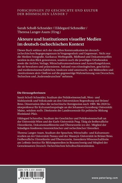 Produktbild: Akteure und Institutionen visueller Medien im deutsch-tschechischen Kontext