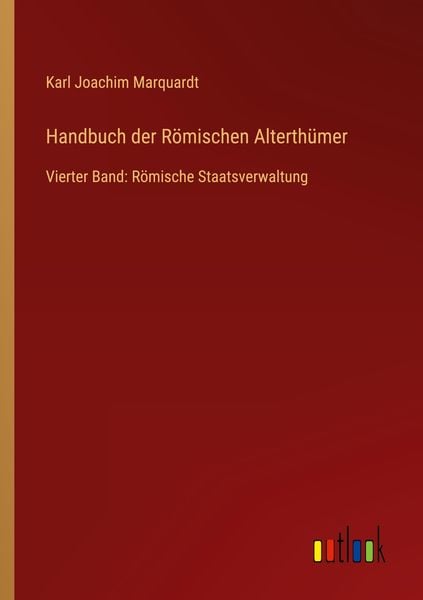 Produktbild: Handbuch der R&ouml;mischen Alterth&uuml;mer