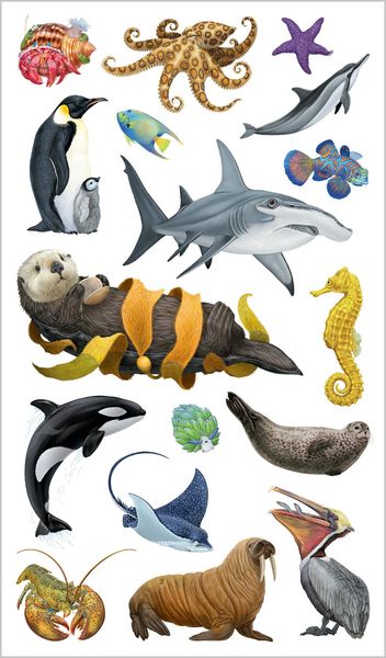 Produktbild: Watery World of Tattoo Ocean Animals