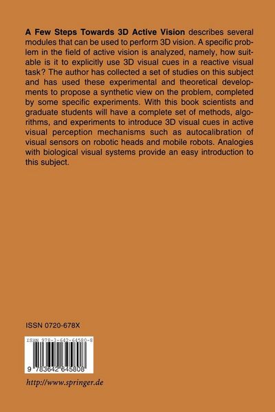 Produktbild: A Few Steps Towards 3D Active Vision
