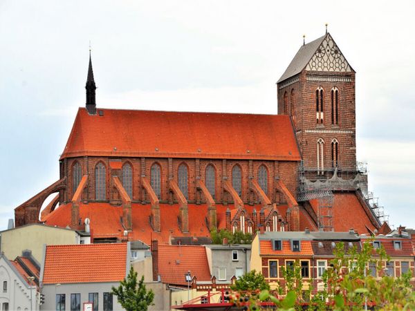 Produktbild: CALVENDO Puzzle St.-Nikolai-Kirche WISMAR (1487) | 1000 Teile Lege-Gr&ouml;&szlig;e 64x48cm Foto-Puzzle f&uuml;r gl&uuml;ckliche Stunden
