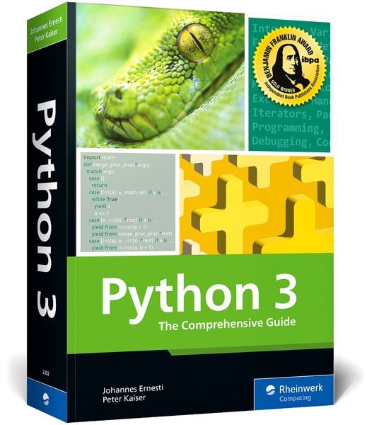 Python 3, Taschenbuch von Johannes Ernesti,Peter Kaiser, Rheinwerk Publishing, 978-1-4932-2302-2