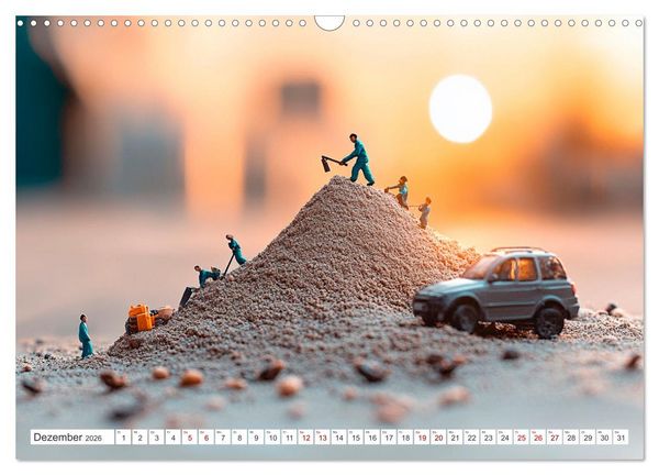 Produktbild: Miniatur-Universum: Ein Jahr in kleinen Welten (Wandkalender 2026 DIN A3 quer), CALVENDO Monatskalender