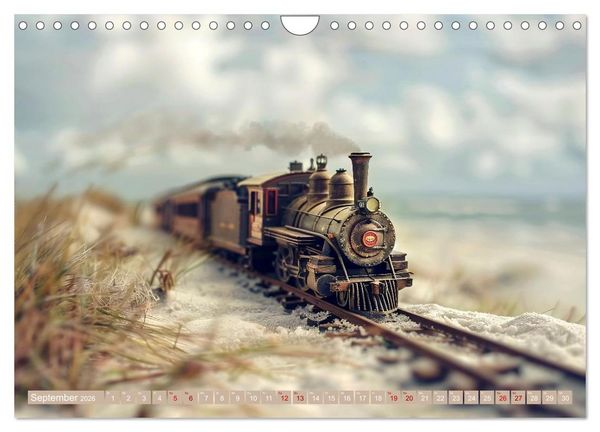 Produktbild: Miniaturwelt - Sehnsuchtsort Nordseek&uuml;ste (Wandkalender 2026 DIN A4 quer), CALVENDO Monatskalender
