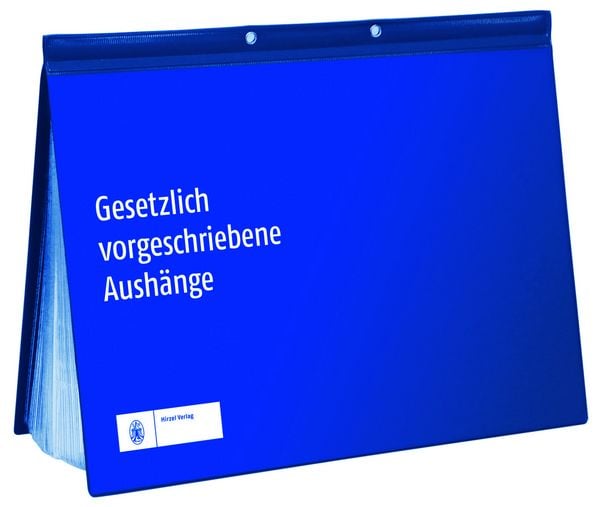 Produktbild: Gesetzlich vorgeschriebene Aush&auml;nge