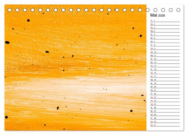 Produktbild: Mein bunter DIY-Bastelkalender (Tischkalender 2026 DIN A5 quer), CALVENDO Monatskalender