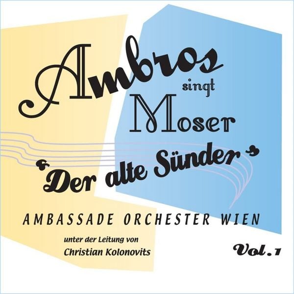 Produktbild: Ambros Singt Moser: "Der alte S&uuml;nder", 1 Schallplatte