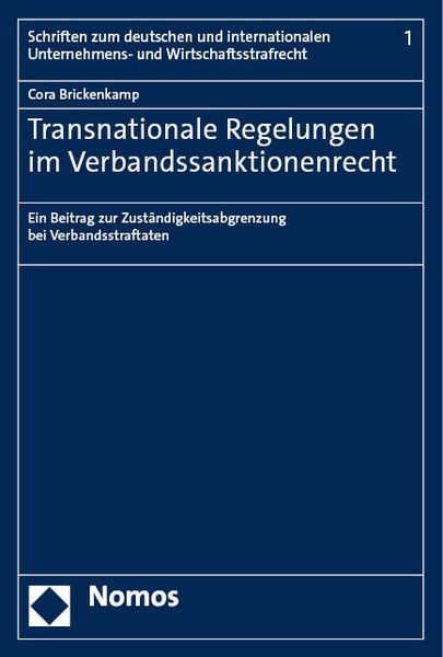 Produktbild: Transnationale Regelungen im Verbandssanktionenrecht
