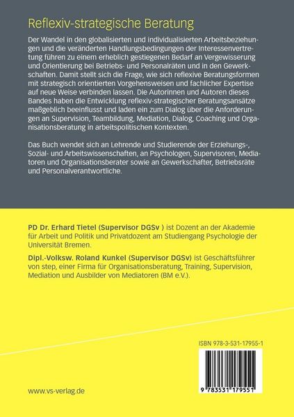 Produktbild: Reflexiv-strategische Beratung