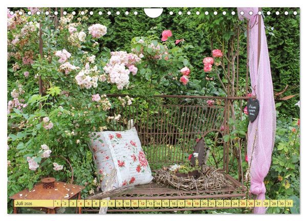 Produktbild: Gartenzauber (Wandkalender 2026 DIN A4 quer), CALVENDO Monatskalender