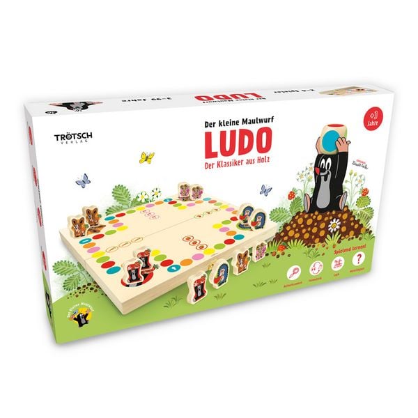 Produktbild: TR&Ouml;TSCH - Der kleine Maulwurf Spiel Ludo