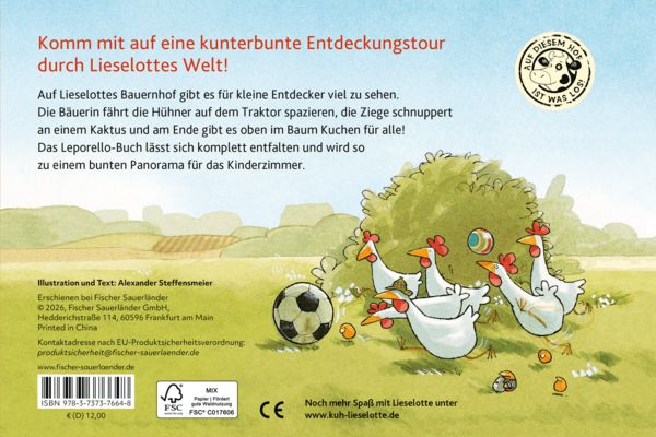 Produktbild: Mein erstes Lieselotte-Buch: Auf dem Bauernhof ist was los!