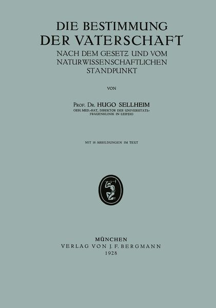 Produktbild: Die Bestimmung der Vaterschaft