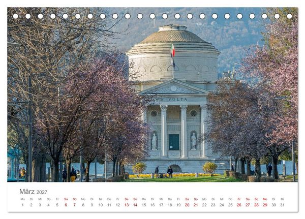 Produktbild: Como und der Comer See (Tischkalender 2027 DIN A5 quer), CALVENDO Monatskalender