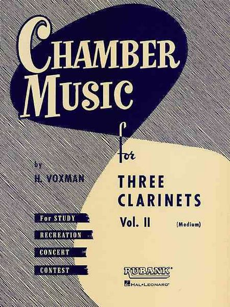 Produktbild: Chamber Music for Three Clarinets, Vol. 2 (Medium)