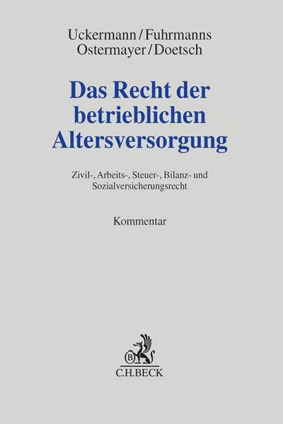Produktbild: Das Recht der betrieblichen Altersversorgung