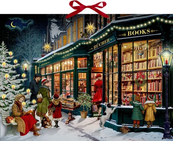 Produktbild: Wand-Adventskalender &ndash; Mein wunderbarer Buchladen