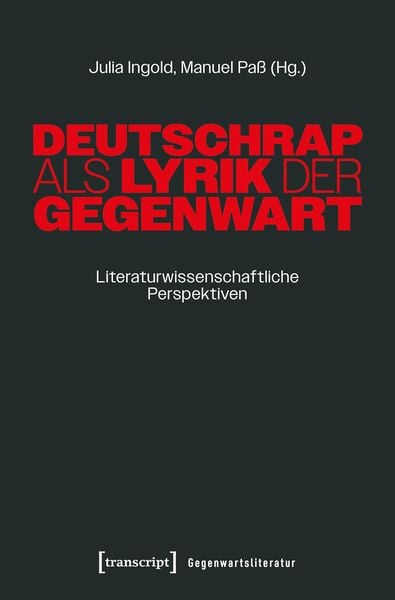 Produktbild: Deutschrap als Lyrik der Gegenwart